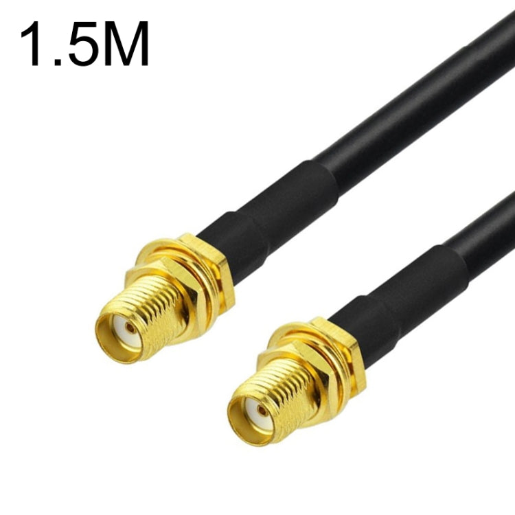 Cable adaptador coaxial SMA macho a SMA macho RG58, SMA Female To SMA Female 0.5m, SMA Female To SMA Female 1m, SMA Female To SMA Female 1.5m, SMA Female To SMA Female 3m, SMA Female To SMA Female 5m, SMA Female To SMA Female 10m