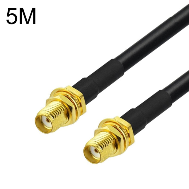 Cable adaptador coaxial SMA macho a SMA macho RG58, SMA Female To SMA Female 0.5m, SMA Female To SMA Female 1m, SMA Female To SMA Female 1.5m, SMA Female To SMA Female 3m, SMA Female To SMA Female 5m, SMA Female To SMA Female 10m