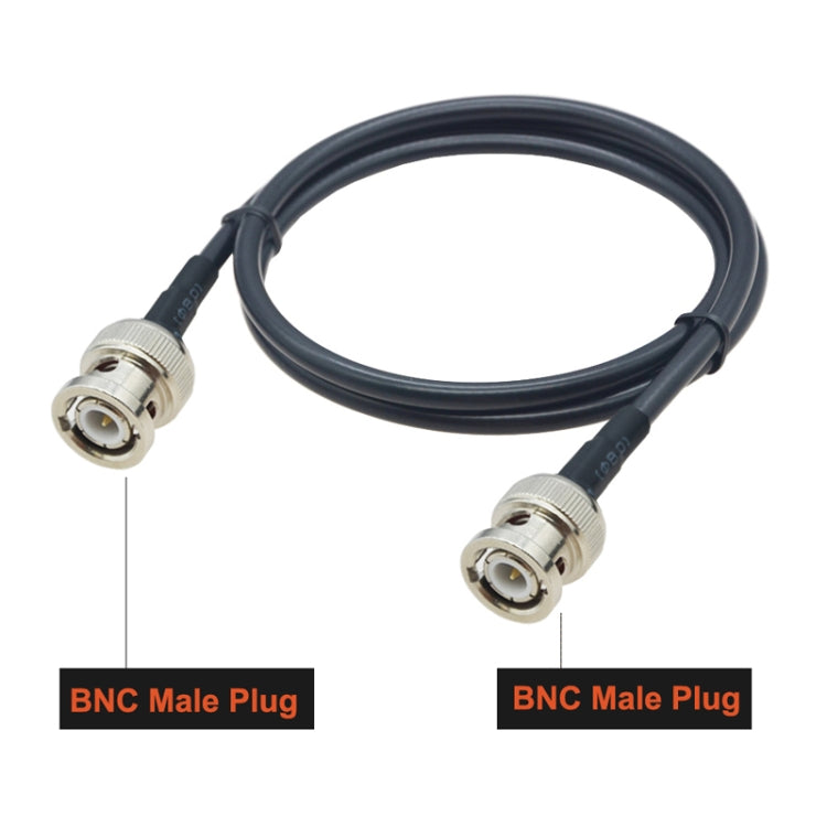Cable adaptador coaxial BNC macho a BNC macho RG58, BNC Male To BNC 0.5m, BNC Male To BNC 1m, BNC Male To BNC 1.5m, BNC Male To BNC 3m, BNC Male To BNC 5m, BNC Male To BNC 10m