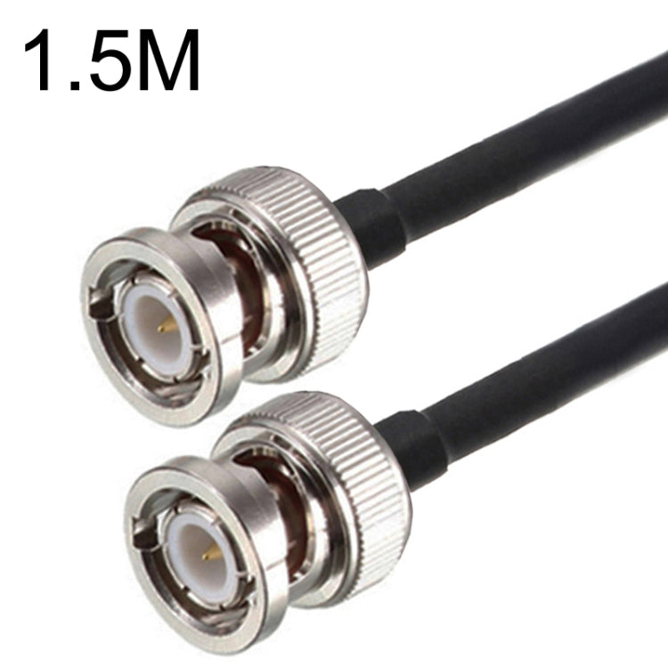 Cable adaptador coaxial BNC macho a BNC macho RG58, BNC Male To BNC 0.5m, BNC Male To BNC 1m, BNC Male To BNC 1.5m, BNC Male To BNC 3m, BNC Male To BNC 5m, BNC Male To BNC 10m