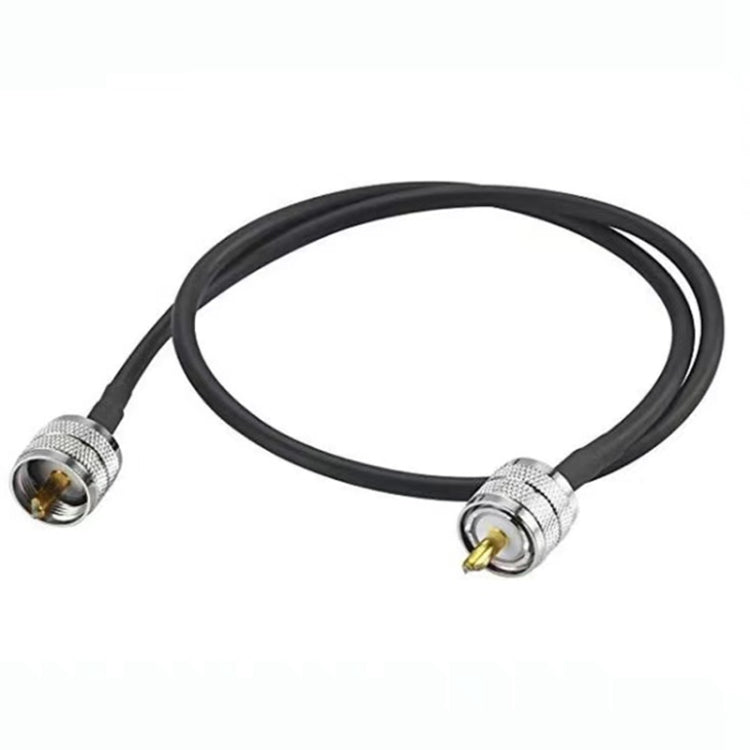 Cable adaptador coaxial UHF macho a UHF macho RG58, 0.5m, 1m, 1.5m, 3m, 5m, 10m