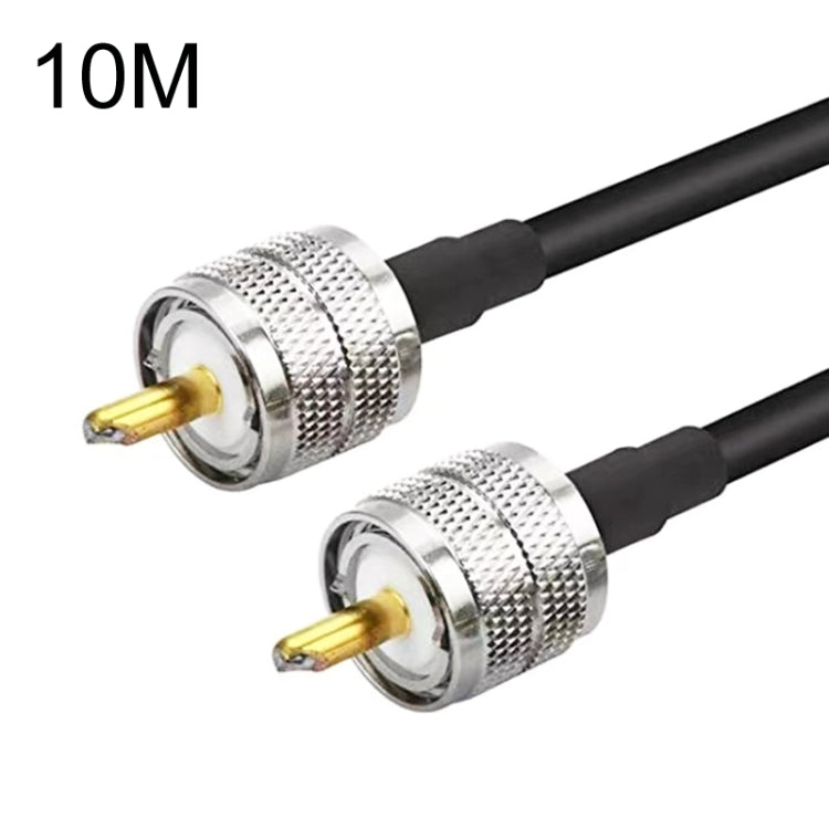Cable adaptador coaxial UHF macho a UHF macho RG58, 0.5m, 1m, 1.5m, 3m, 5m, 10m