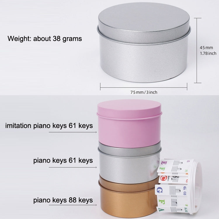 Pegatinas de colores para teclado de Piano para principiantes, accesorios para instrumentos musicales, Imitation Piano Keys 61 Keys, Piano Keys 61 keys, Piano Keys 88 keys