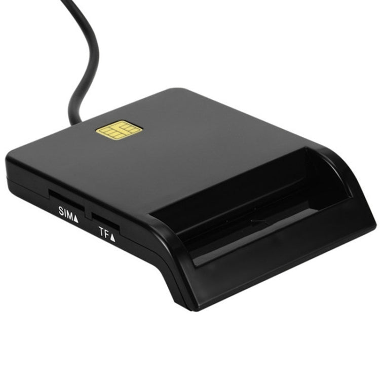 Lector de tarjetas multifunción inteligente para tarjeta bancaria SD TF M2 MS Tarjeta de identificación tarjeta SIM, 608