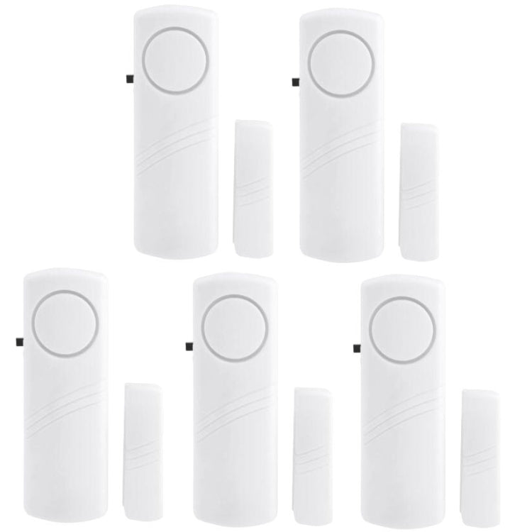 5 uds puerta ventana alarma antirrobo inalámbrica puerta alarma magnética equipo de seguridad para el hogar