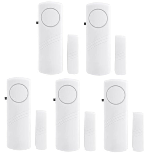 5 uds puerta ventana alarma antirrobo inalámbrica puerta alarma magnética equipo de seguridad para el hogar