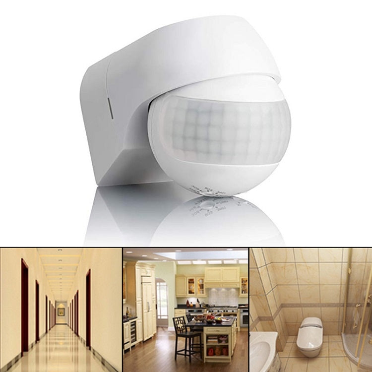 Detector de interruptor de sensor infrarrojo de cuerpo humano, resistente al agua, de larga distancia, con forma de bola, CA 110-220V