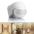 Detector de interruptor de sensor infrarrojo de cuerpo humano, resistente al agua, de larga distancia, con forma de bola, CA 110-220V