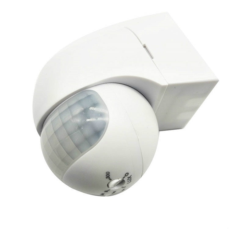 Detector de interruptor de sensor infrarrojo de cuerpo humano, resistente al agua, de larga distancia, con forma de bola, CA 110-220V