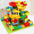 Juguetes Educativos de aprendizaje de inteligencia creativa, bloques de construcción de diapositivas de partículas pequeñas DIY, 165 PCS, 330 PCS