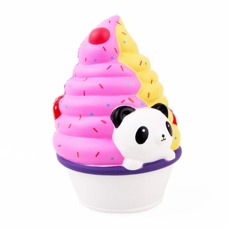 Simulación de rebote lento Panda helado descompresión ventilación juguete para apretar regalos para niños, Panda Ice Cream