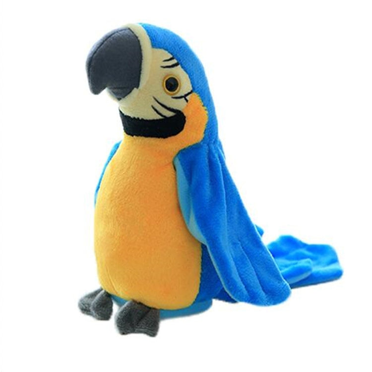 Juguete de peluche loros que graban loros parlantes girarán las alas del ventilador juguetes para niños, Height 18cm