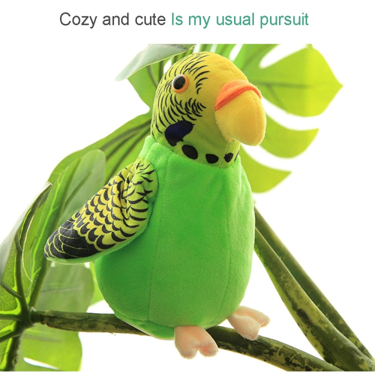Juguete de peluche loros que graban loros parlantes girarán las alas del ventilador juguetes para niños, Height 18cm