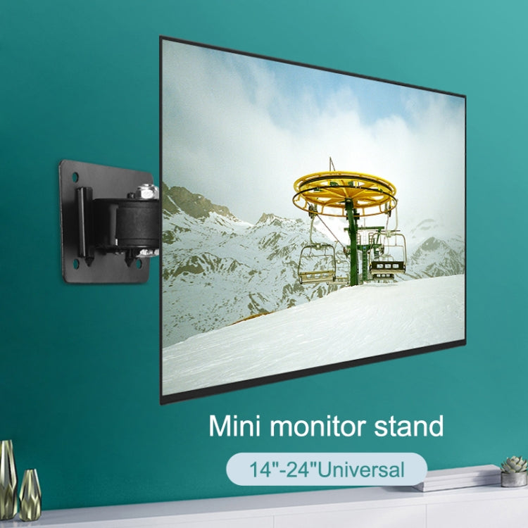 Soporte universal para monitor de TV de 5 piezas Mini soporte vertical simple para colgar pantalla