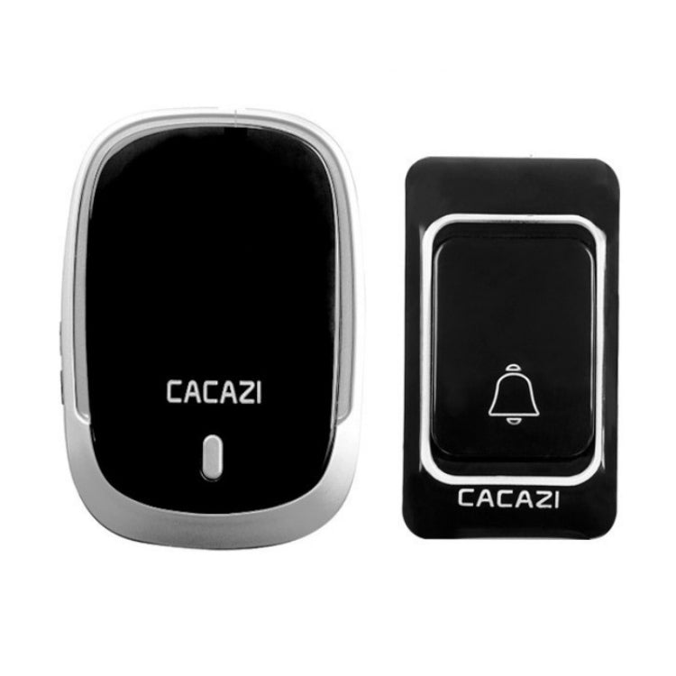 CACAZI K01 Buscapersonas Timbre inalámbrico con música inteligente a prueba de agua, entrega de colores aleatorios, enchufe para EE. UU. / UE / Reino Unido