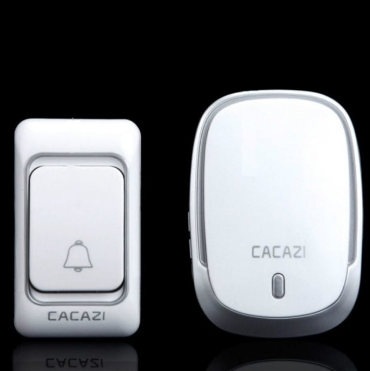 CACAZI K01 Buscapersonas Timbre inalámbrico con música inteligente a prueba de agua, entrega de colores aleatorios, enchufe para EE. UU. / UE / Reino Unido