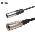 Xlrmini Caron macho a mini cable de equilibrio macho para cable de audio de micrófono de tarjeta de sonido de 48 V, 0.5m, 1m, 1.5m, 2m, 3m, 5m, 10m