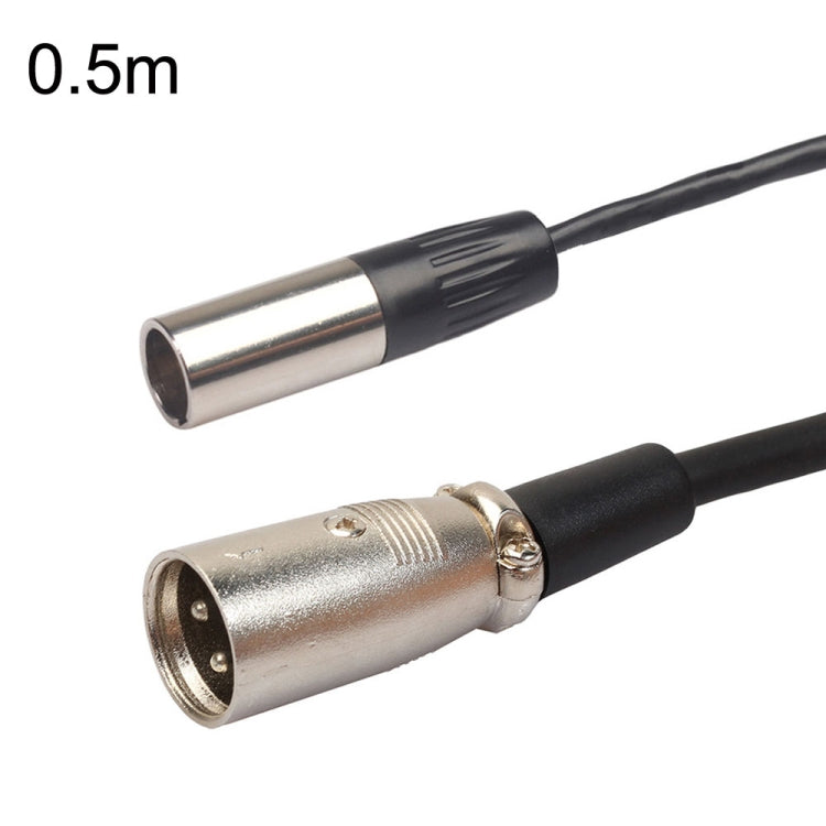 Xlrmini Caron macho a mini cable de equilibrio macho para cable de audio de micrófono de tarjeta de sonido de 48 V, 0.5m, 1m, 1.5m, 2m, 3m, 5m, 10m
