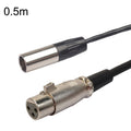 Cable de equilibrio Xlrmini Caron hembra a Mini macho para Cable de Audio de micrófono de tarjeta de sonido de 48V, 0.5m, 1m, 1.5m, 2m, 3m, 5m, 10m