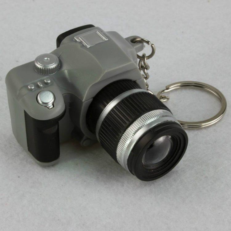 Niños Mini SLR Cámara Modelo Estilo Llavero Pequeño Colgante con Sonido y Luz LED