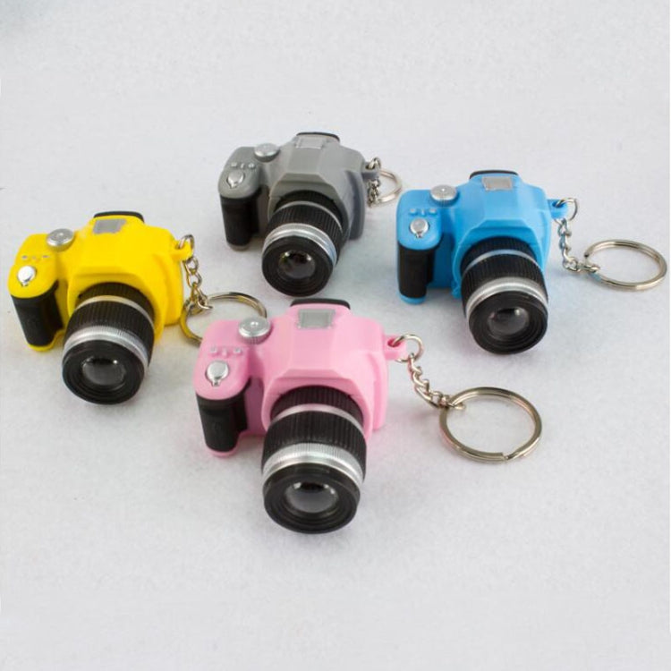 Niños Mini SLR Cámara Modelo Estilo Llavero Pequeño Colgante con Sonido y Luz LED