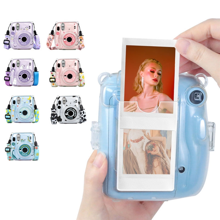 Para Fujifilm Instax Mini 11 5 juegos de estuche de almacenamiento + correa para el hombro + pegatina 3 en 1, 3 In 1 Set(Set 1), 3 In 1 Set(Set 2), 3 In 1 Set(Set 3), 3 In 1 Set(Set 4), 3 In 1 Set(Set 5), 3 In 1 Set(Set 6), 3 In 1 Set(Set 7)           ...