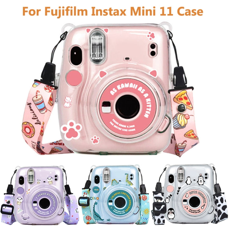 Para Fujifilm Instax Mini 11 5 juegos de estuche de almacenamiento + correa para el hombro + pegatina 3 en 1, 3 In 1 Set(Set 1), 3 In 1 Set(Set 2), 3 In 1 Set(Set 3), 3 In 1 Set(Set 4), 3 In 1 Set(Set 5), 3 In 1 Set(Set 6), 3 In 1 Set(Set 7)           ...