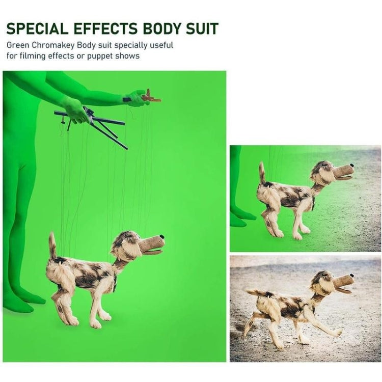 Foto Cuerpo Elástico Traje Pantalla Verde Video Chroma Key Traje Ajustado, 160cm, 170cm, 180cm