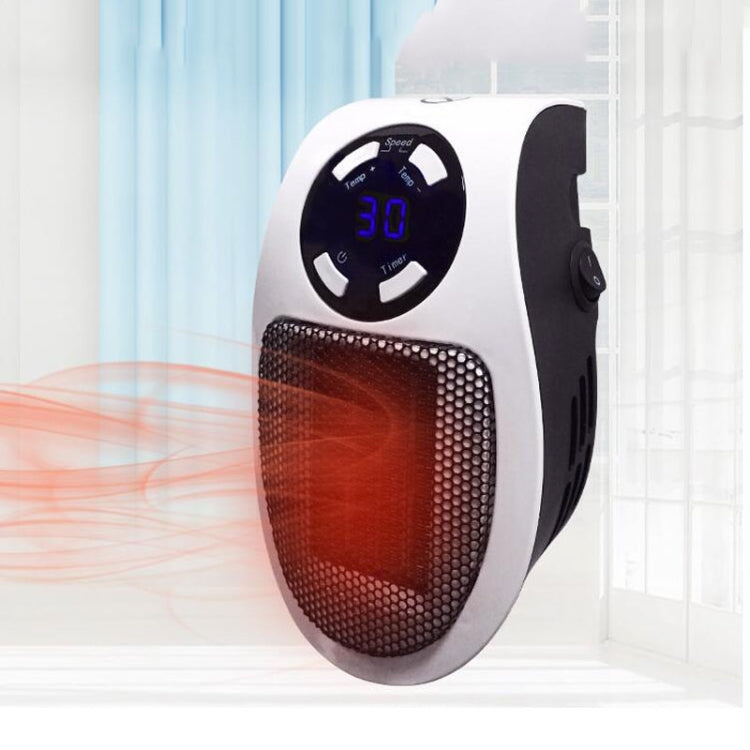 Mini calentador eléctrico con temporizador LCD enchufable, calentador de pies para oficina y hogar, With Remote Control EU, With Remote Control US 110v, With Remote Control UK, Without Remote Control EU, Without Remote Control US 110v                  ...