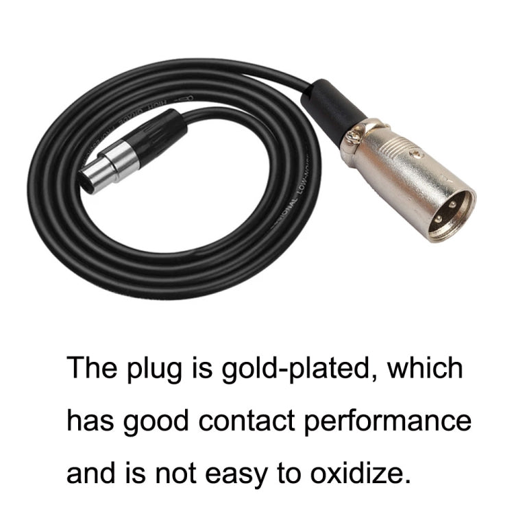 Xlrmini Caron macho a mini cable de equilibrio hembra para cable de audio de micrófono de tarjeta de sonido de 48 V, 0.5m, 1m, 1.5m, 2m, 3m, 5m, 10m