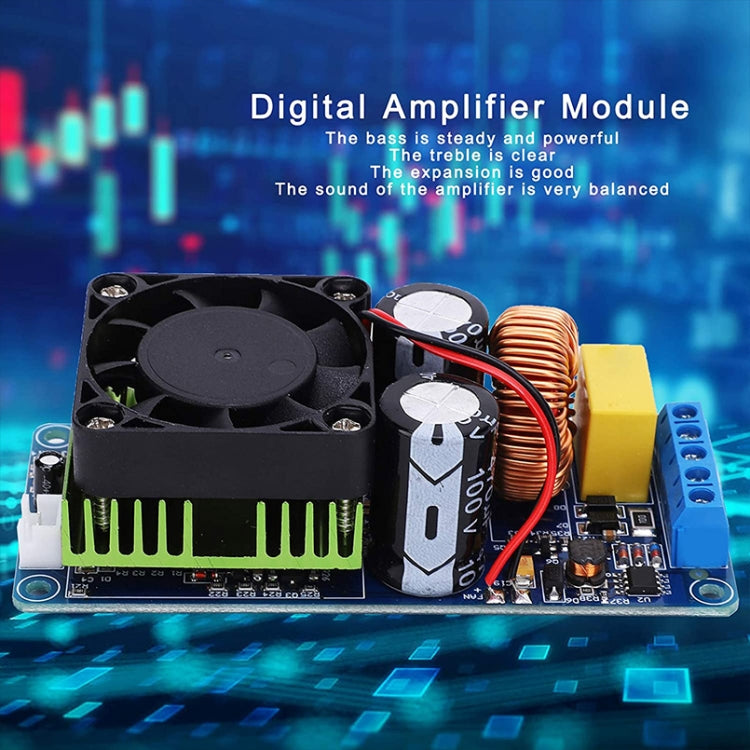 Placa amplificadora Digital HIFI Clase D de alta potencia IRS2092S 500W