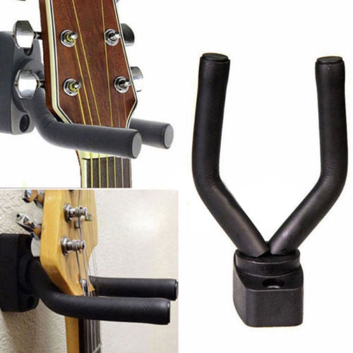 Colgador de metal de pared con gancho corto para guitarra de 3 piezas, Metal Hanger