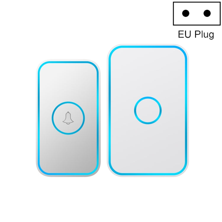CACAZI A78 Timbre inalámbrico de larga distancia Timbre electrónico con control remoto inteligente, US Plug, EU Plug, UK Plug