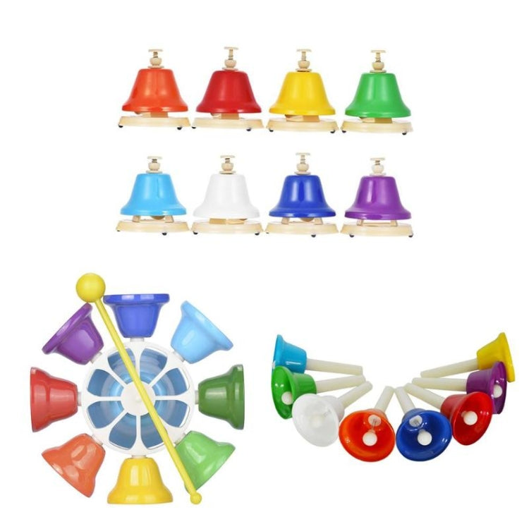 Instrumento Orff Juguete musical de percusión de campana de ocho tonos para niños, Eight-tone Bell Percussion Musical