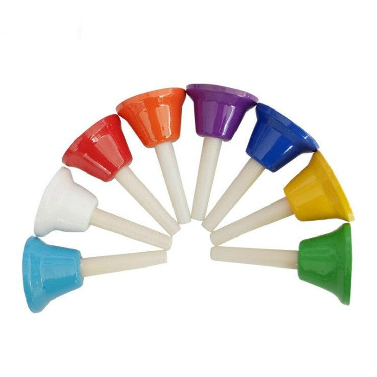 Instrumento Orff Juguete musical de percusión de campana de ocho tonos para niños, Eight-tone Bell Percussion Musical