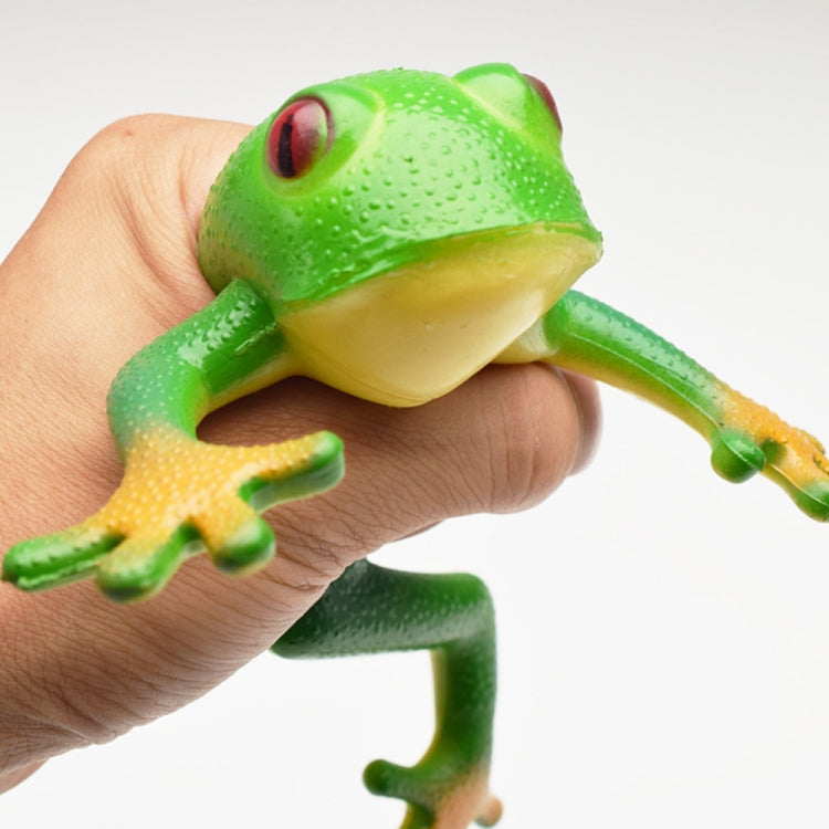 Modelo de rana de simulación, rana falsa suave, rana creativa, Frog Model