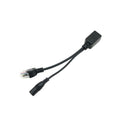 15 PCS POE Split Line Network Camera Power Splitter RJ45 Fuente de alimentación del puerto de red