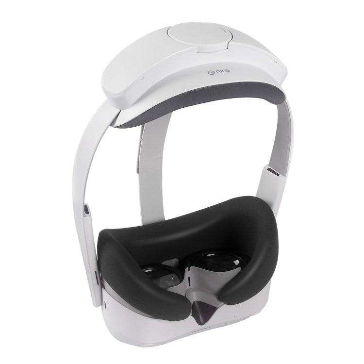 Para Pico Neo 4 Gafas VR de silicona Máscara para ojos Almohadilla para ojos faciales, White
