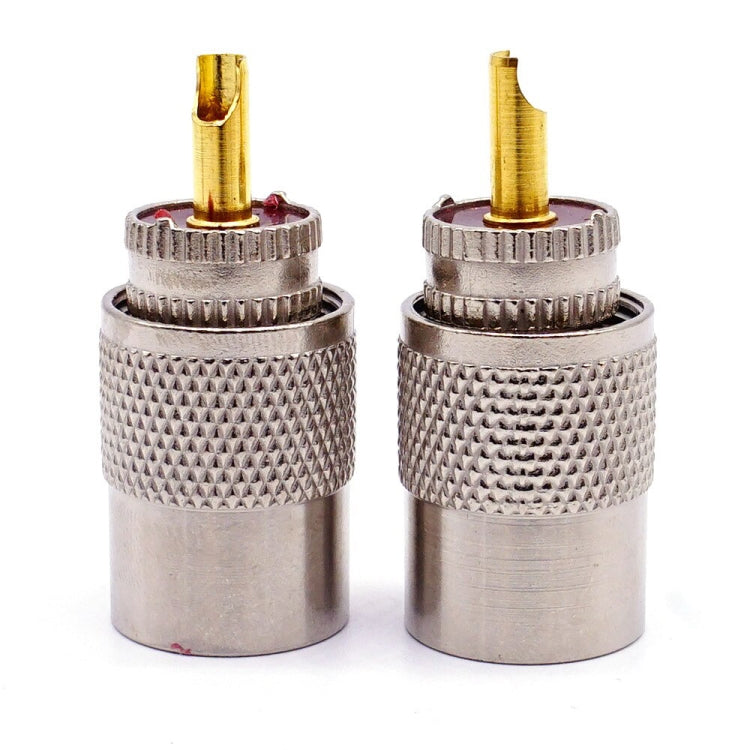 10 Uds UHF macho PL259 conector RG8/RG58 conector de antena de terminal de Cable, UHF Male