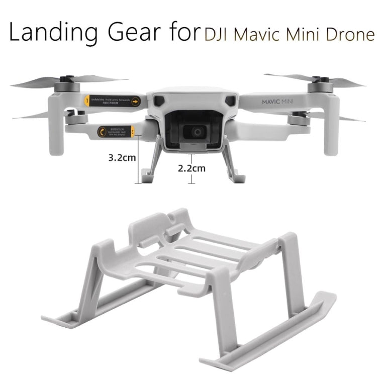 Para DJI MAVIC Mini trípode elevado Soporte de tren de aterrizaje de liberación rápida (gris), For DJI MAVIC Mini