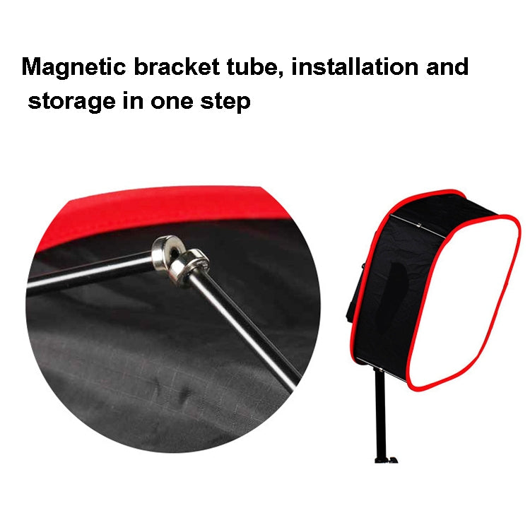 Difusor de luz de vídeo LED plegable Portabl Universal para iluminación fotográfica Yongnuo Godox