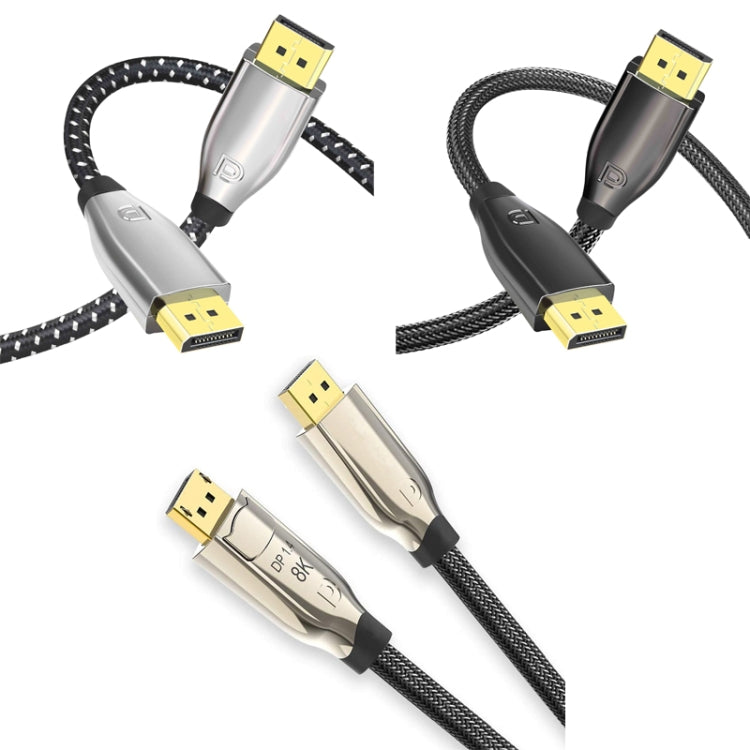 Cable DP versión 1,4, interfaz chapada en oro, Cable de computadora con pantalla de alta definición 8K, 1m, 1.5m, 2m, 3m, 5m