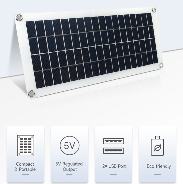 Panel solar de silicio policristalino semiflexible Waveshare 18V 10W, 24167