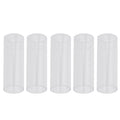 Bloque deslizante popular de tubo deslizante de guitarra acrílica de 5 uds., 28mm(Transparent), 51mm(Transparent), 60mm(Transparent), 70mm(Transparent)