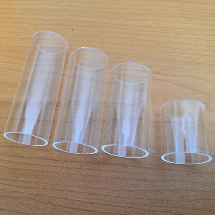 Bloque deslizante popular de tubo deslizante de guitarra acrílica de 5 uds., 28mm(Transparent), 51mm(Transparent), 60mm(Transparent), 70mm(Transparent)