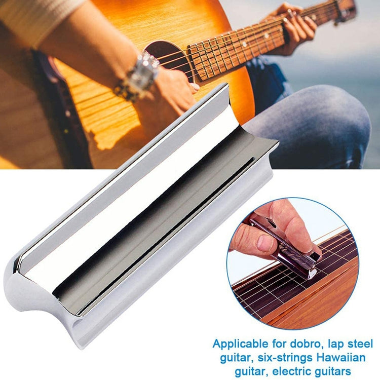 Bloque deslizante popular deslizante de guitarra sólida de aleación de zinc y metal, Metal 70mm(Silver), Metal 70mm(Gold)