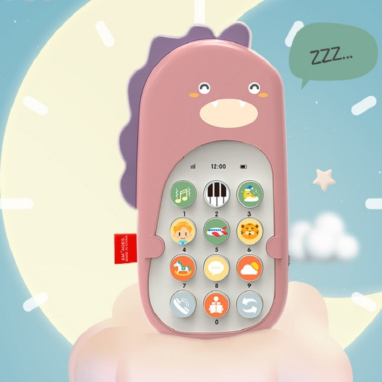 Rompecabezas para bebé simulación bilingüe teléfono móvil juguete bebé niño máquina de educación temprana