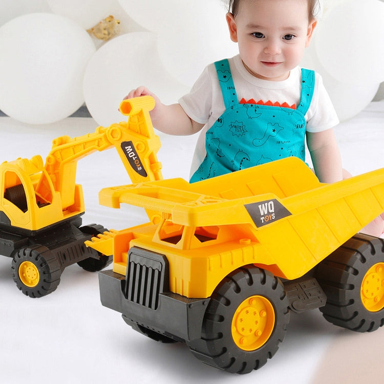 3 PSC / Set Juego de juguetes para vehículos de ingeniería de excavación resistente a caídas de simulación para niños, entrega de estilo aleatorio, M, L