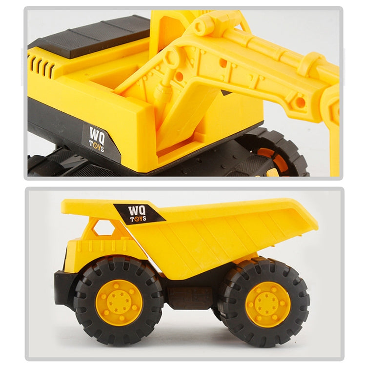 3 PSC / Set Juego de juguetes para vehículos de ingeniería de excavación resistente a caídas de simulación para niños, entrega de estilo aleatorio, M, L