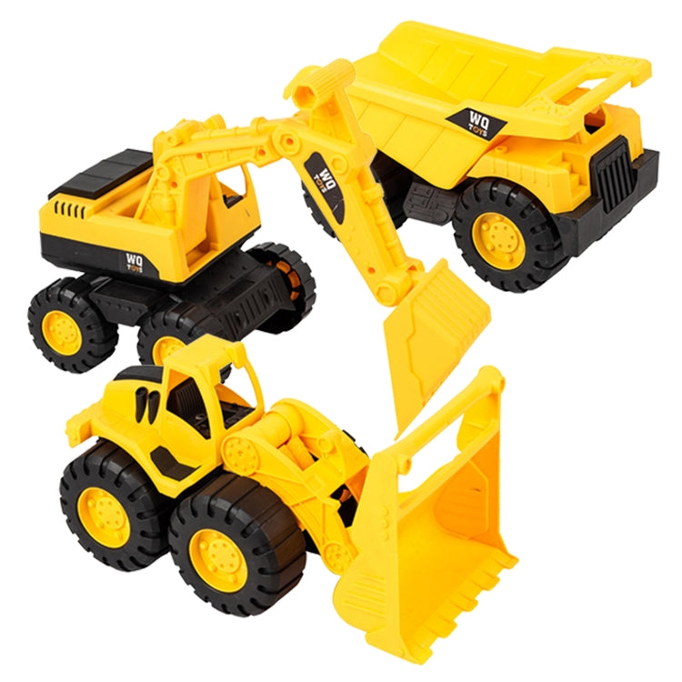 3 PSC / Set Juego de juguetes para vehículos de ingeniería de excavación resistente a caídas de simulación para niños, entrega de estilo aleatorio, M, L